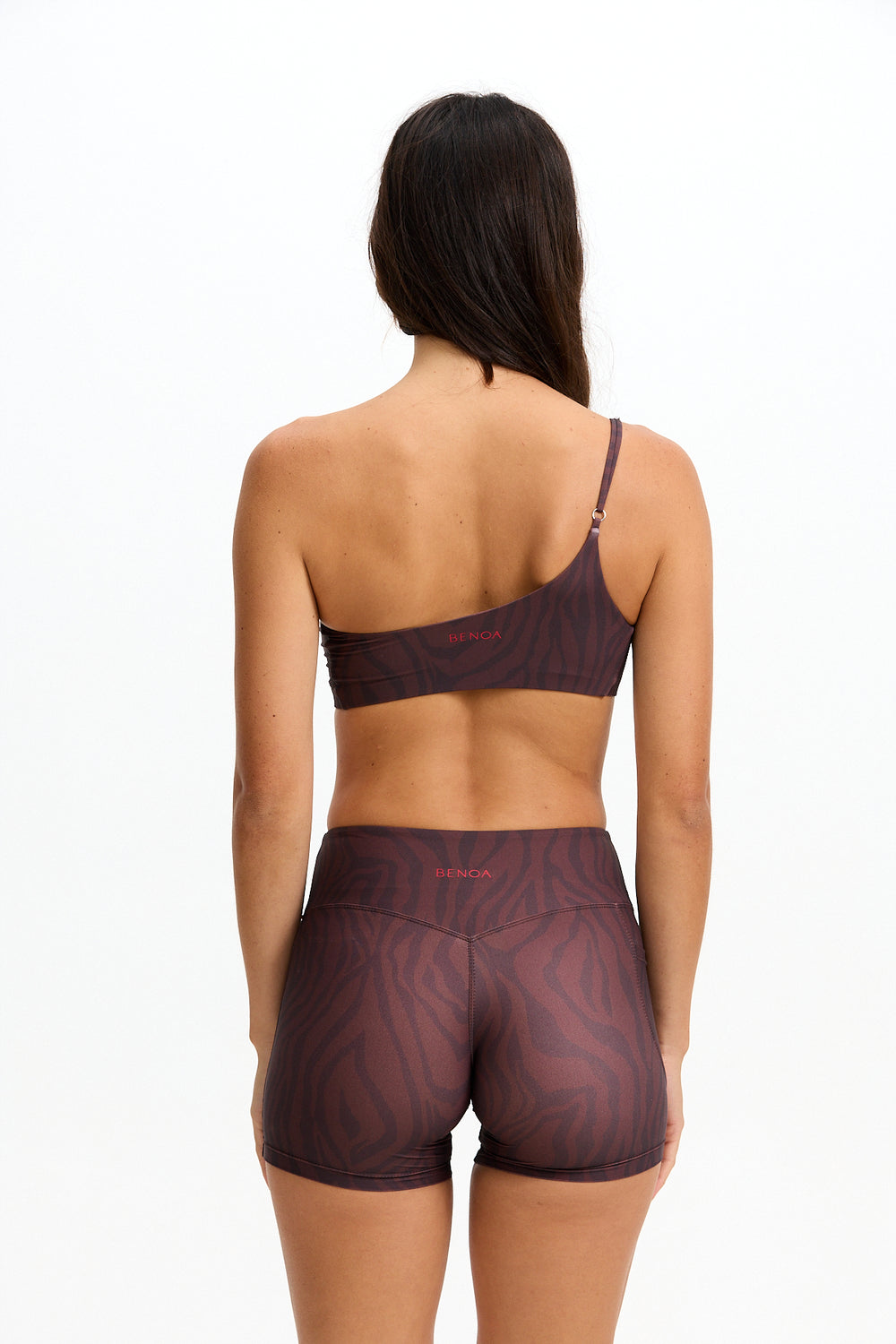 Benoa Swim Active 4" Short | Chocolate Zebra