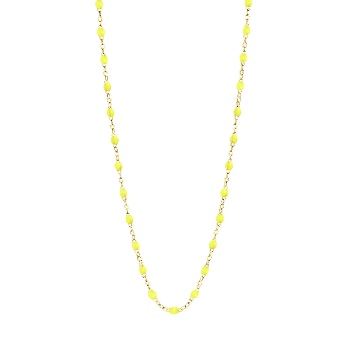 gigiCLOZEAU Jewlery - classic gigi necklace  |Lime|18k gold