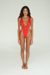 Indah Heart of Gold one piece // Red