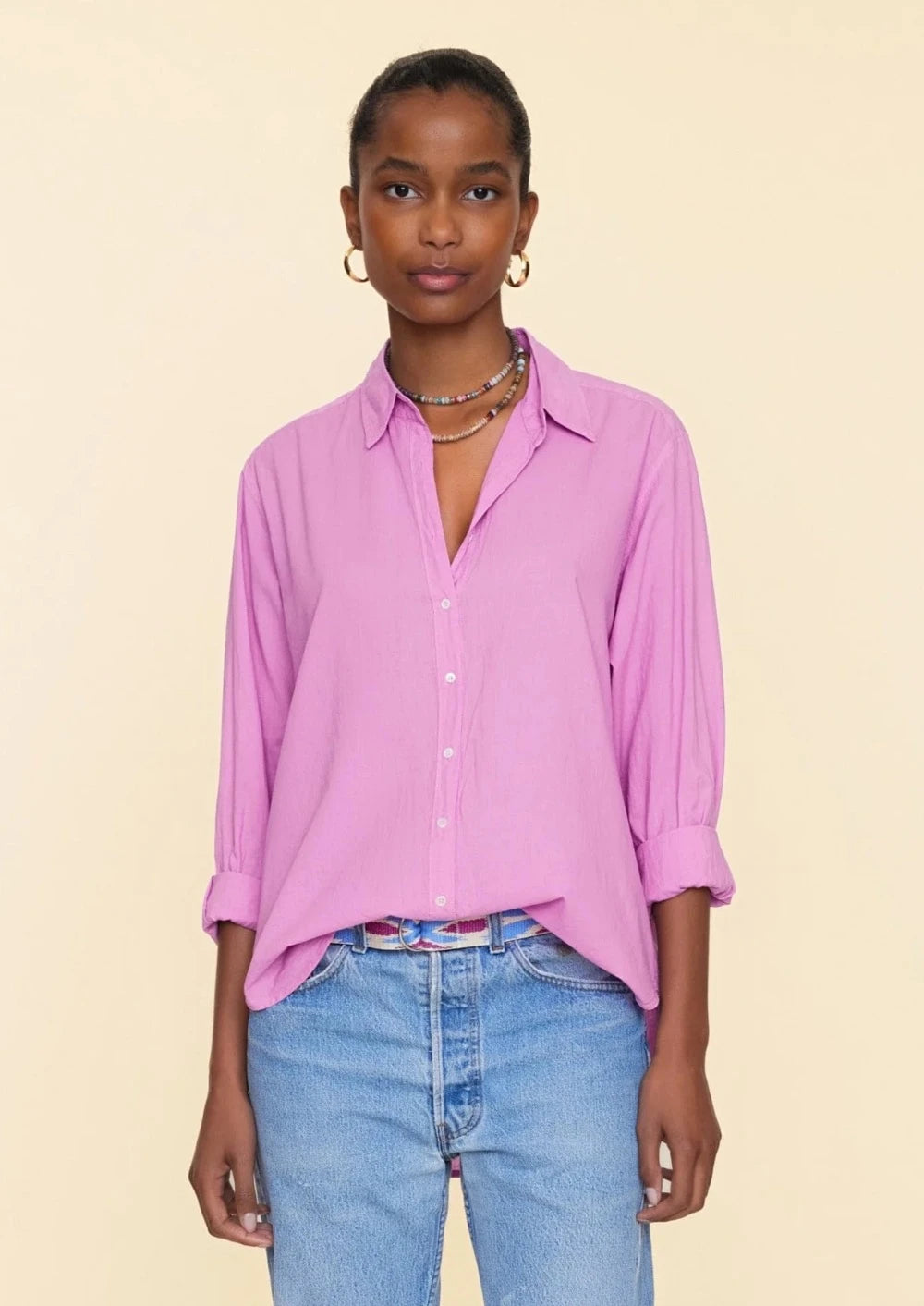 Xirena Beau Shirt | lavender pink