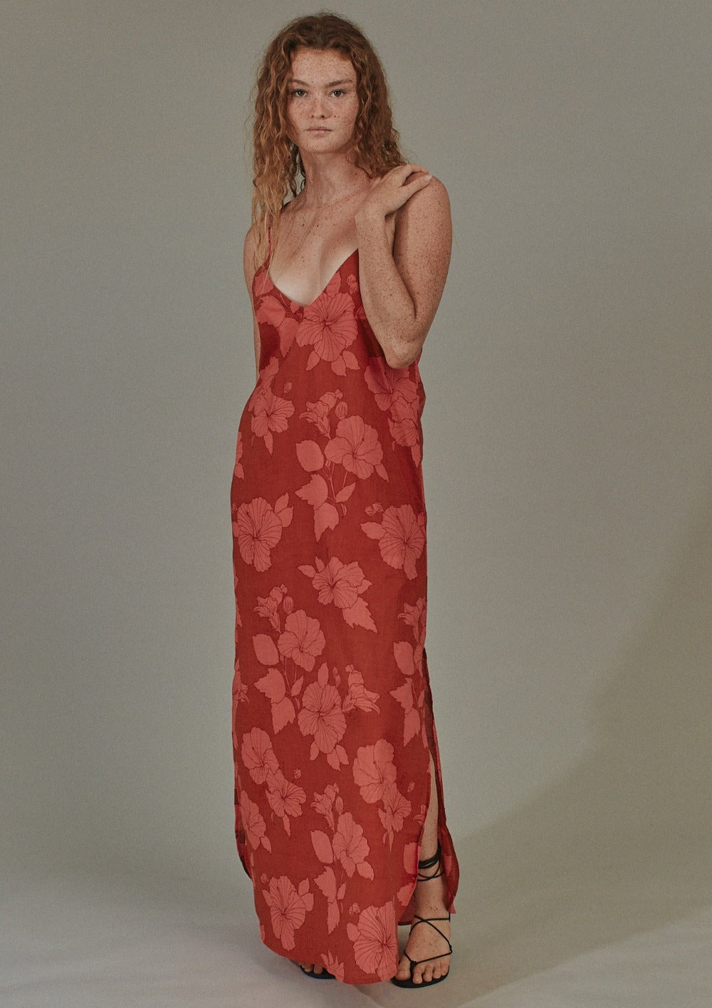 Acacia Swimwear Kalika Cotton Dress |petite rose|