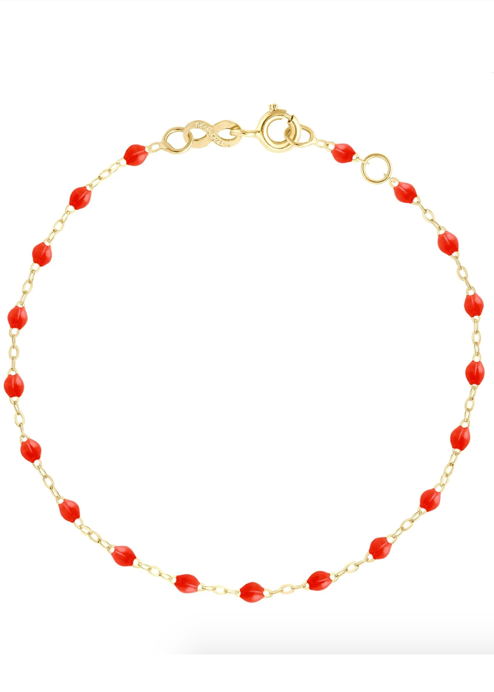 gigiCLOZEAU Jewelry - classic gigi bracelet coral | 18k gold