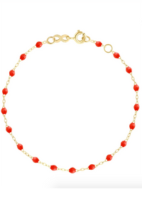 gigiCLOZEAU Jewelry - classic gigi bracelet coral | 18k gold