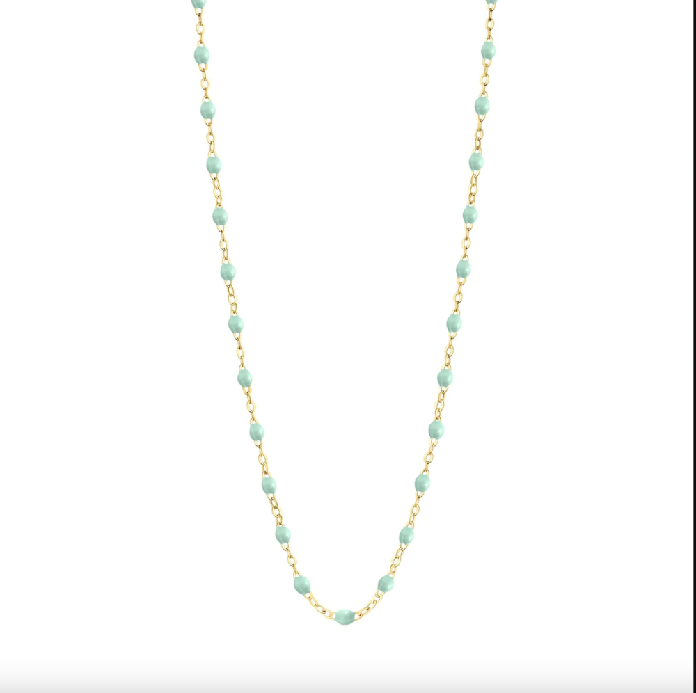 gigiCLOZEAU Jewlery - classic gigi necklace Jade |18k gold|