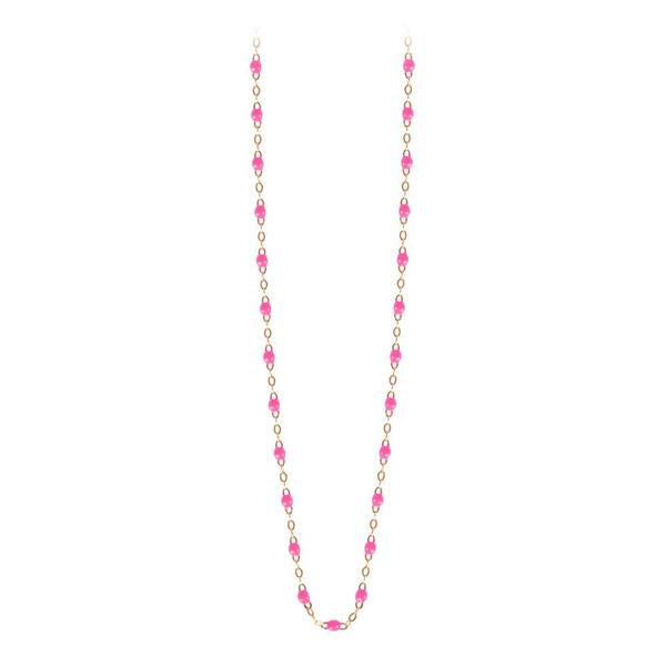 gigiCLOZEAU Jewlery - classic gigi necklace Pink  |18k gold