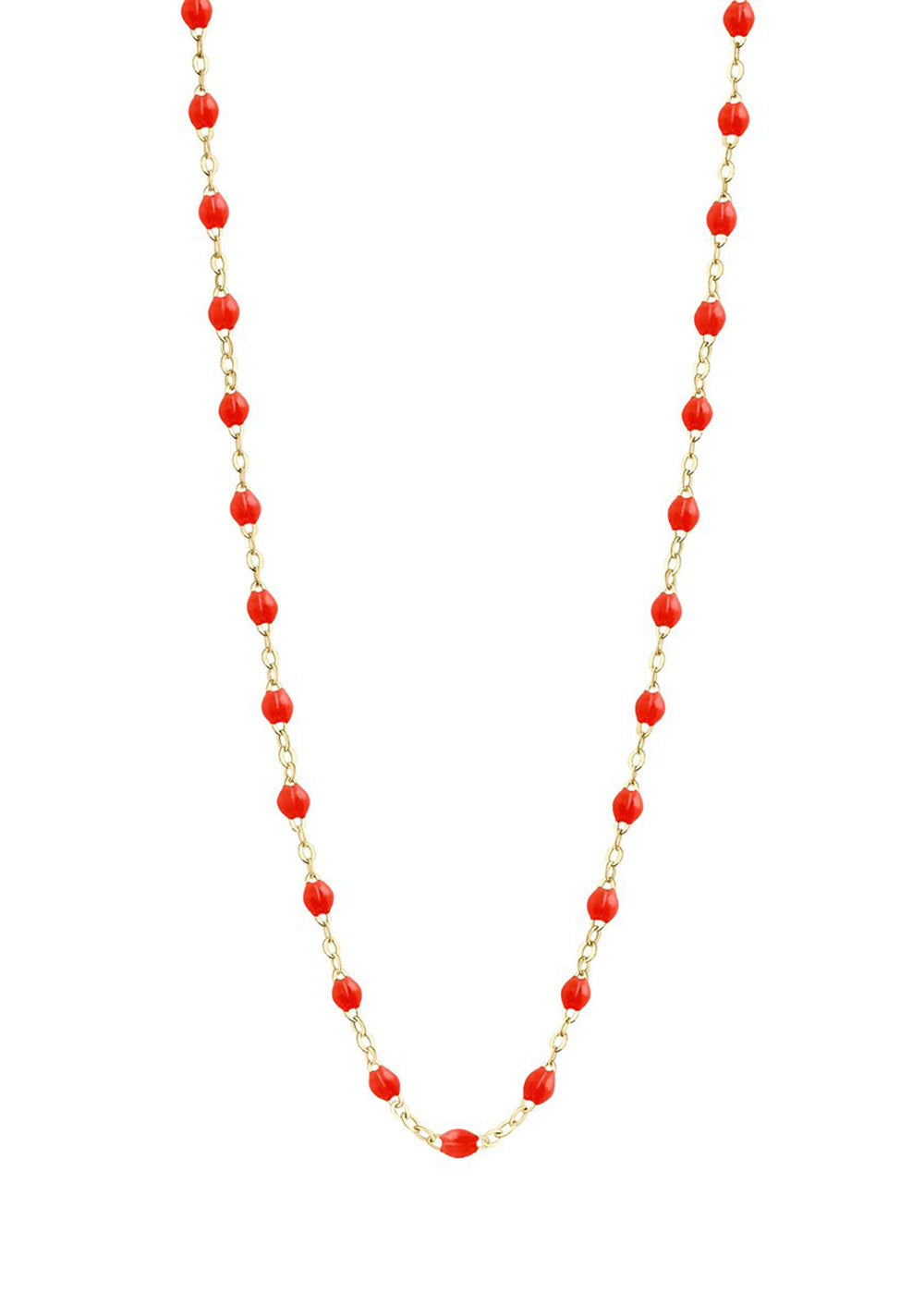 gigiCLOZEAU Jewlery - classic gigi necklace New Coral |18k gold