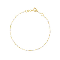 gigiCLOZEAU Jewelry - classic gigi bracelet white | 18k gold