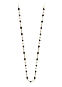 gigiCLOZEAU -classic gigi necklace black |18k gold| 17.7