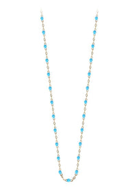gigiCLOZEAU Jewlery - classic gigi necklace turquoise |18k gold